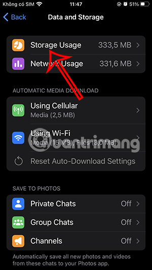 Bộ nhớ Telegram