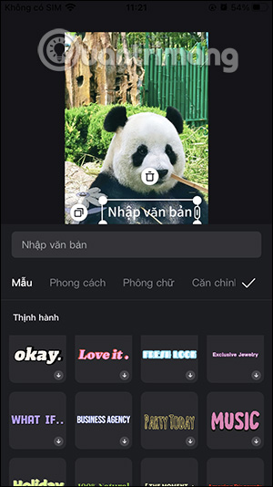 Chèn chữ vào ảnh