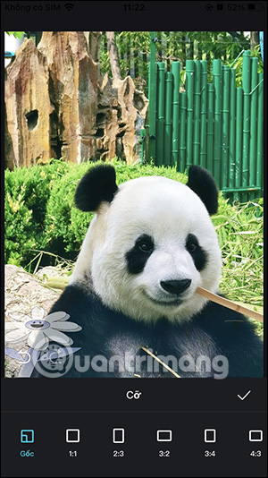 Đổi kích cỡ cho hình ảnh