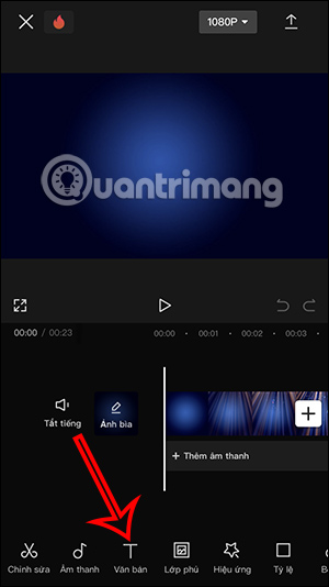 Thêm văn bản vào video