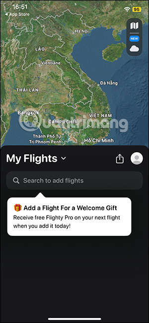 Ứng dụng Flighty