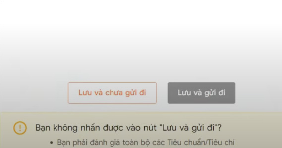Tùy chọn lưu đánh giá trên TEMIS