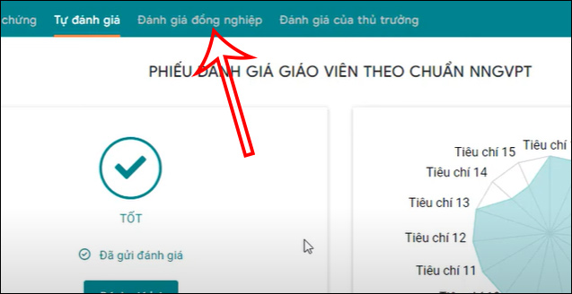 Đánh giá đồng nghiệp trên TEMIS