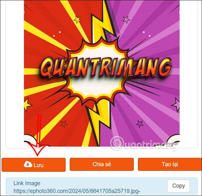 Tải ảnh chữ 3D truyện tranh