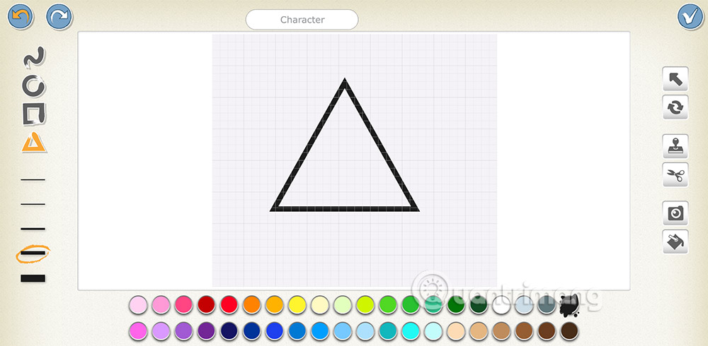 Vẽ đối tượng mở đâu 
