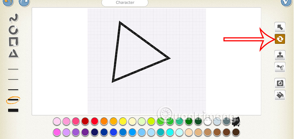 Xoay hình bắt đầu 