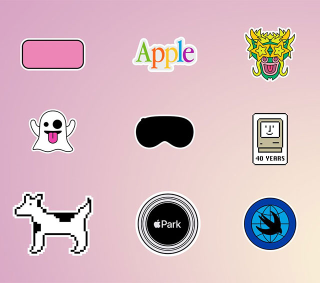 Apple phát hành bộ sticker mới cho WWDC 2024