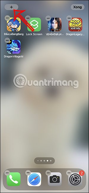 Chỉnh màn hình chính iPhone