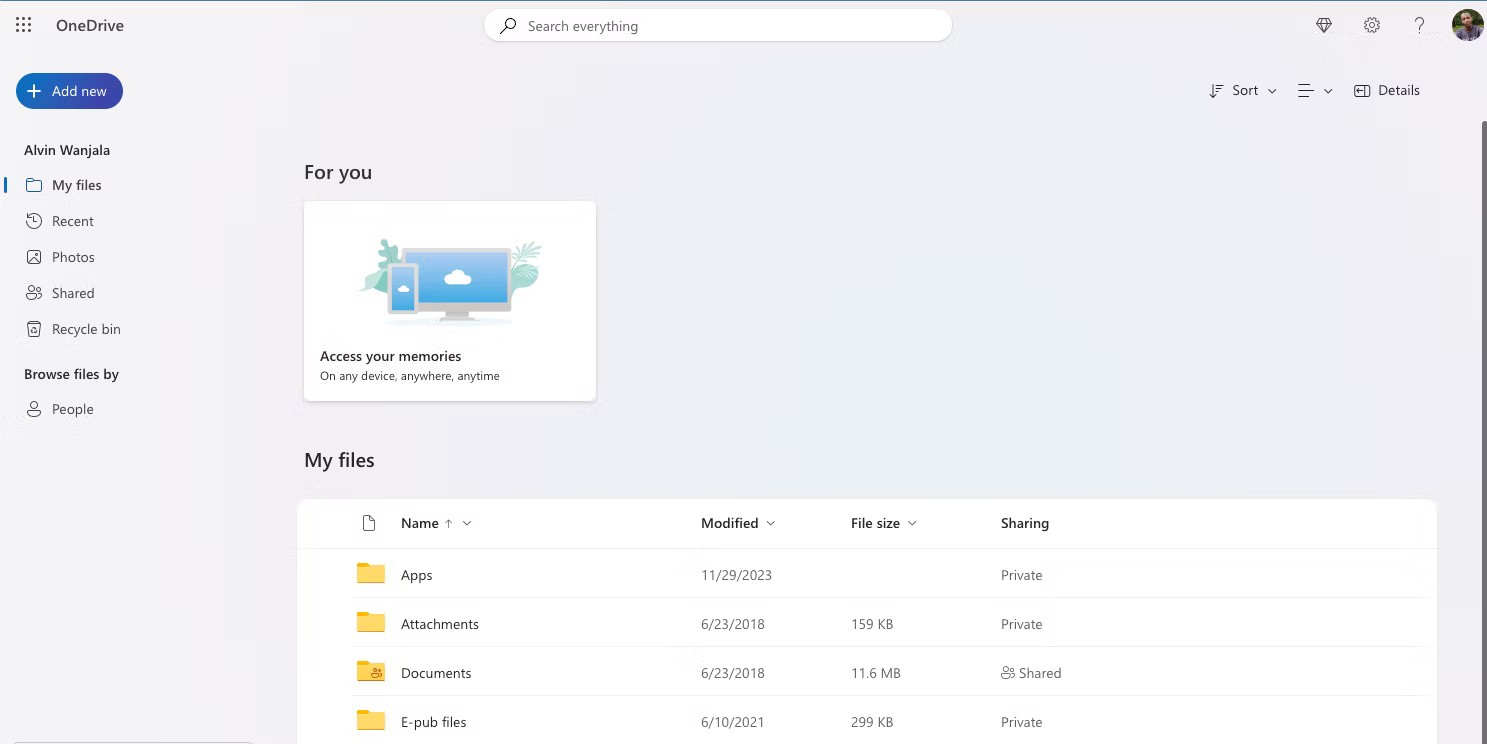 Kho lưu trữ file Microsoft OneDrive