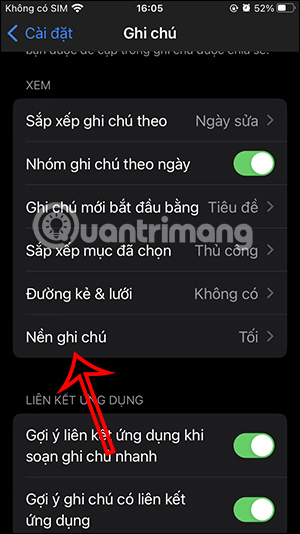 Nền ghi chú iPhone