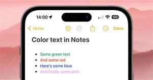 Cách tô màu ghi chú trên iOS 18 rất đơn giản