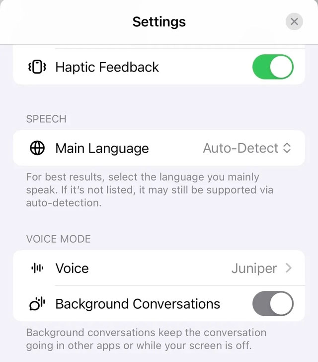 Tắt tính năng chạy nền