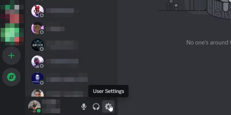 Tùy chọn User Settings cho Discord trên máy tính