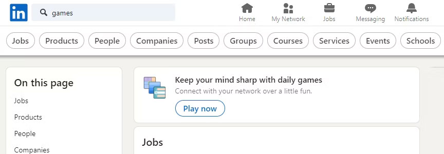 LinkedIn mời người dùng chơi game để đầu óc minh mẫn