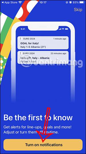 Thông báo UEFA EURO 2024 Official