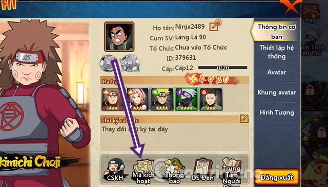 giftcode hien nhan thuat mobile moi nhat