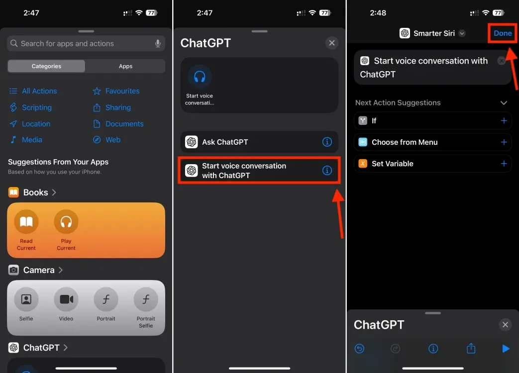 Tạo shortcut trên iPhone