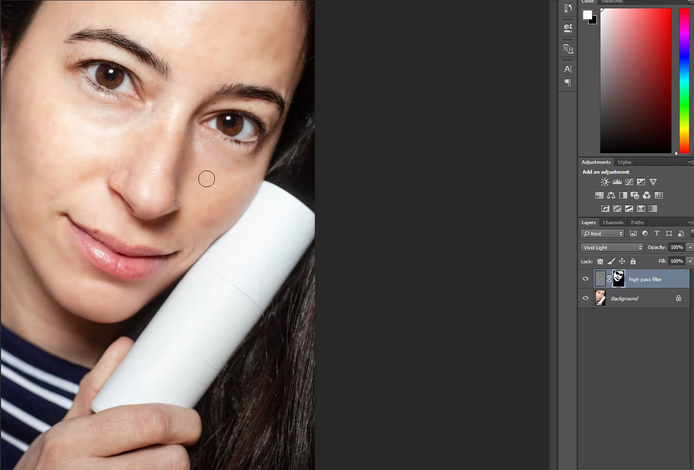 Cách làm mịn da trong Photoshop