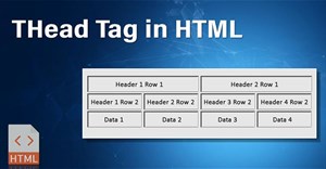 Thẻ HTML <thead>