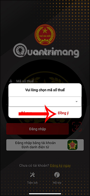 Nhập mã số thuế cá nhân