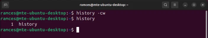 Cách xóa lịch sử trong Ubuntu