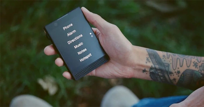 Light Phone 3 chỉ có các chức năng cơ bản