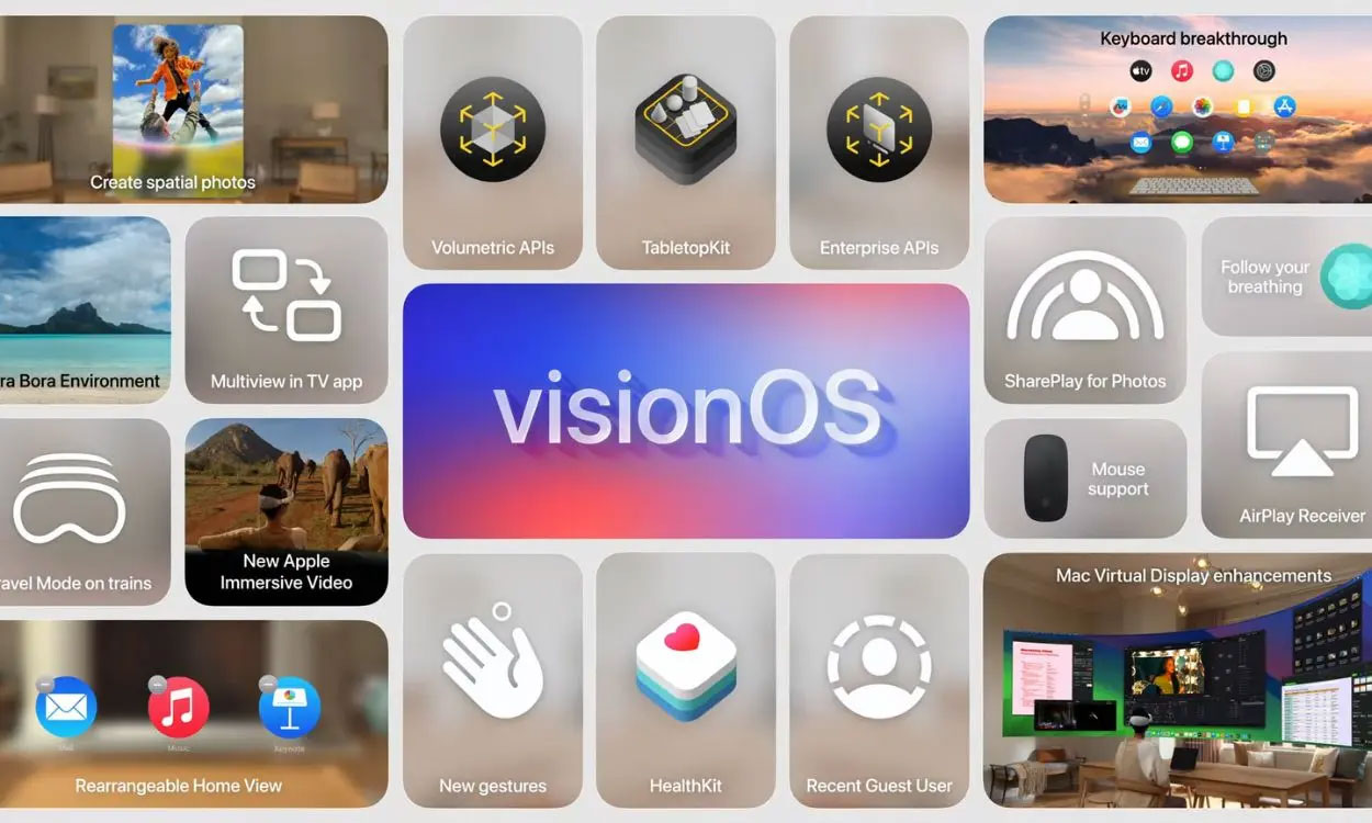 Các tính năng của VisionOS 2