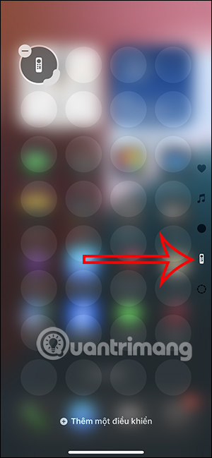 Trang điều khiển trong Control Center