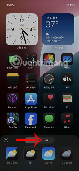 Tăng kích thước ứng dụng iOS 18
