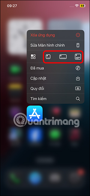 Tùy chọn ứng dụng 