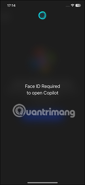 Mở ứng dụng bằng Face ID