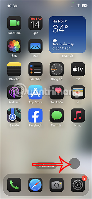 Thực hiện thao tác qua ánh mắt 