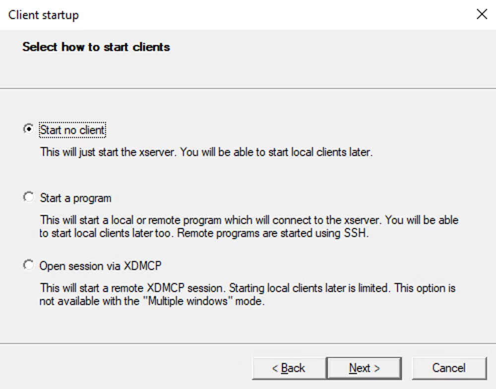Cấu hình X Server với WSL trên Windows