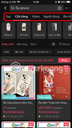 Phân loại hàng trên TikTok Shop