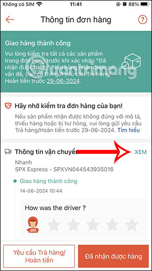 Mã vận đơn Shopee Express