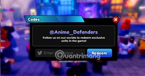 Code Anime Defenders mới nhất và cách nhập code