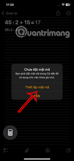 Cài mật khẩu trên iOS 18