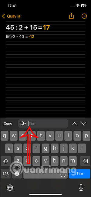 Công cụ nhập nội dung cần tìm