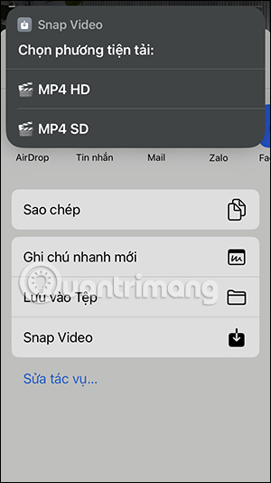 Định dạng tải video