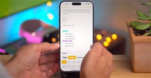 Hướng dẫn thu gọn nội dung ghi chú trên iOS 18