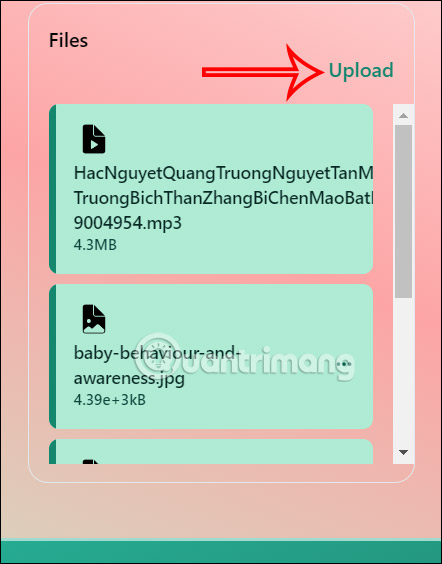 Tải file chia sẻ lên DoShare