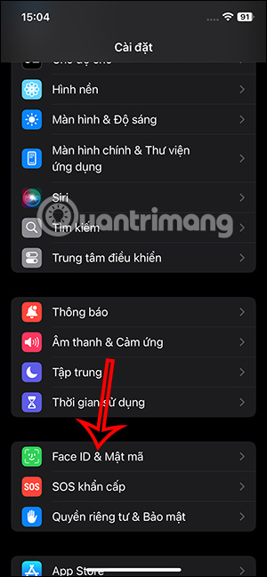 Mật mã trên iPhone
