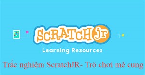 Trắc nghiệm ScratchJR: Trò chơi mê cung (Bài 1)