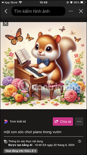 Tải ảnh trên Copilot