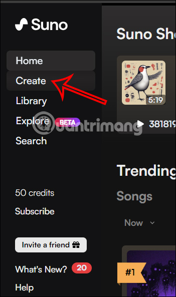 Tạo bài hát trên Suno AI