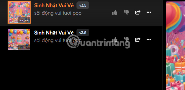 Bài hát tạo trên Suno AI