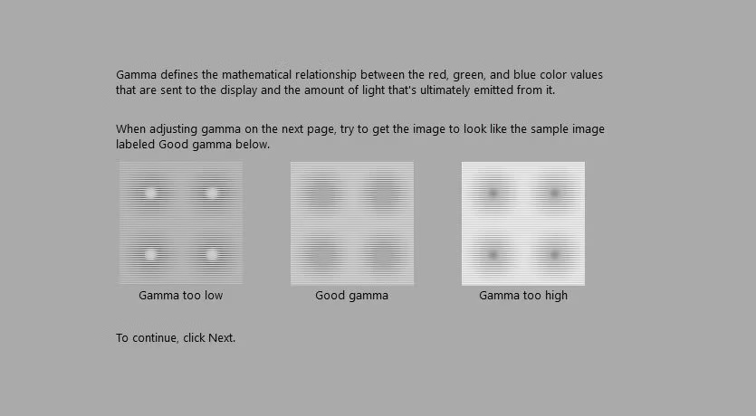 Gamma Windows 10