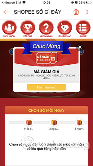 Nhận voucher game số gì đây
