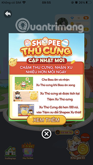 Game thú cưng Shopee Game
