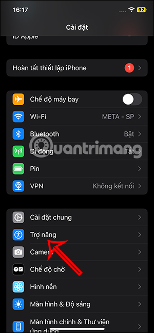 Trợ năng trên iPhone